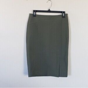 NWT Banana Republic Women's Green Pencil Skirt Size 2